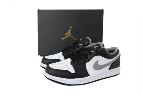 Air Jordan 1 Low Black Medium Grey – photo 6