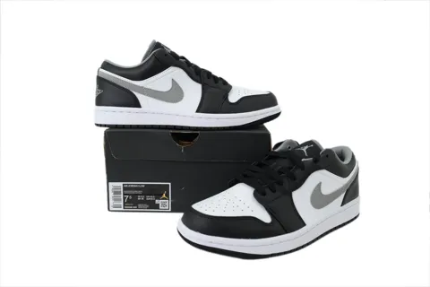 Air Jordan 1 Low Black Medium Grey – photo 7