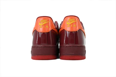 Nike Air Force 1 Low Patent Leather Dark Team Red – photo 3