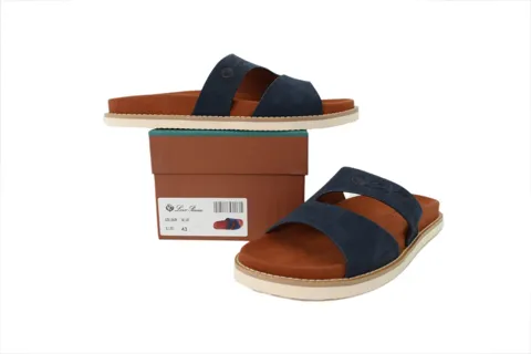 Loro Piana Tomori Walk Sandal Blue – photo 7