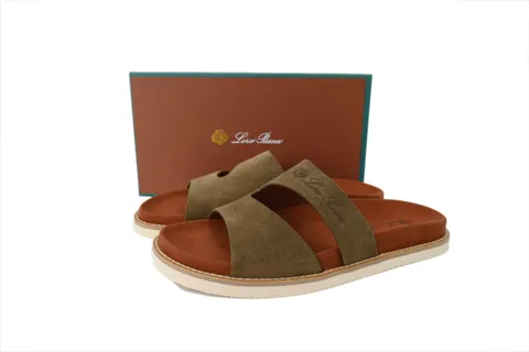 Loro Piana Tomori Walk Sandal Khaki – photo 6