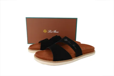 Loro Piana Tomori Walk Sandal Black – photo 6