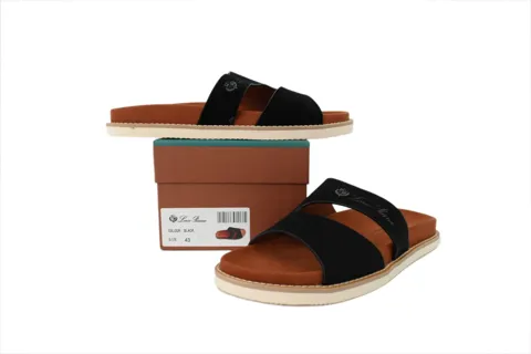 Loro Piana Tomori Walk Sandal Black – photo 7