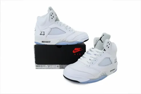 Air Jordan 5 White Metallic – photo 7