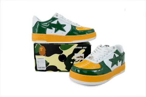 Bape Sta Cream/Grey/Yellow/Green – photo 7