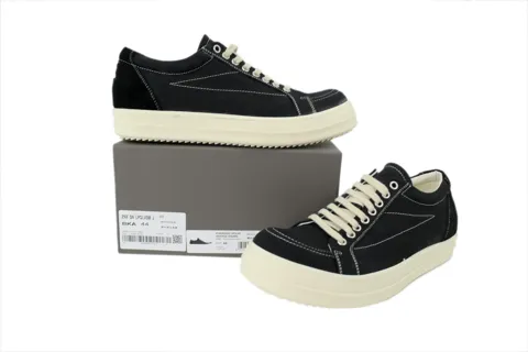 Rick Owens Low Sneaks Black Milk – photo 7