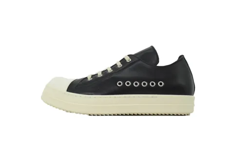 Rick Owens Low Sneaks Black Milk