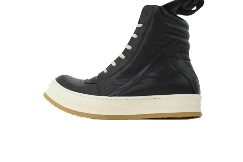 Rick Owens Geobasket Black Milk