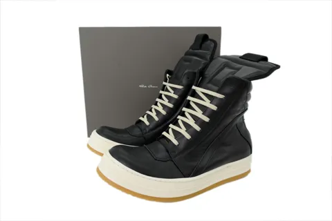 Rick Owens Geobasket Black Milk – photo 6