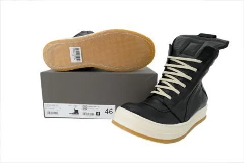 Rick Owens Geobasket Black Milk – photo 7