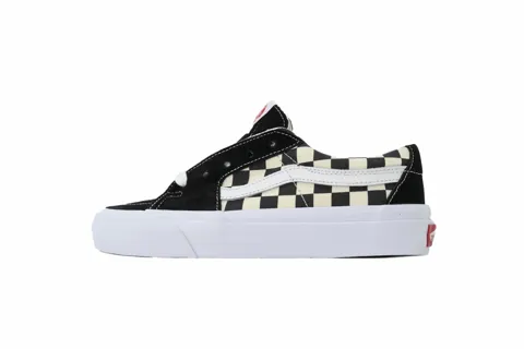 Vans Sk8-Low Checkerboard - Black