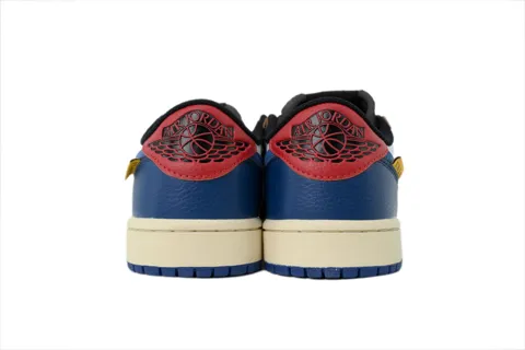 Union x Air Jordan 1 Low Blue/Black/Red – photo 3