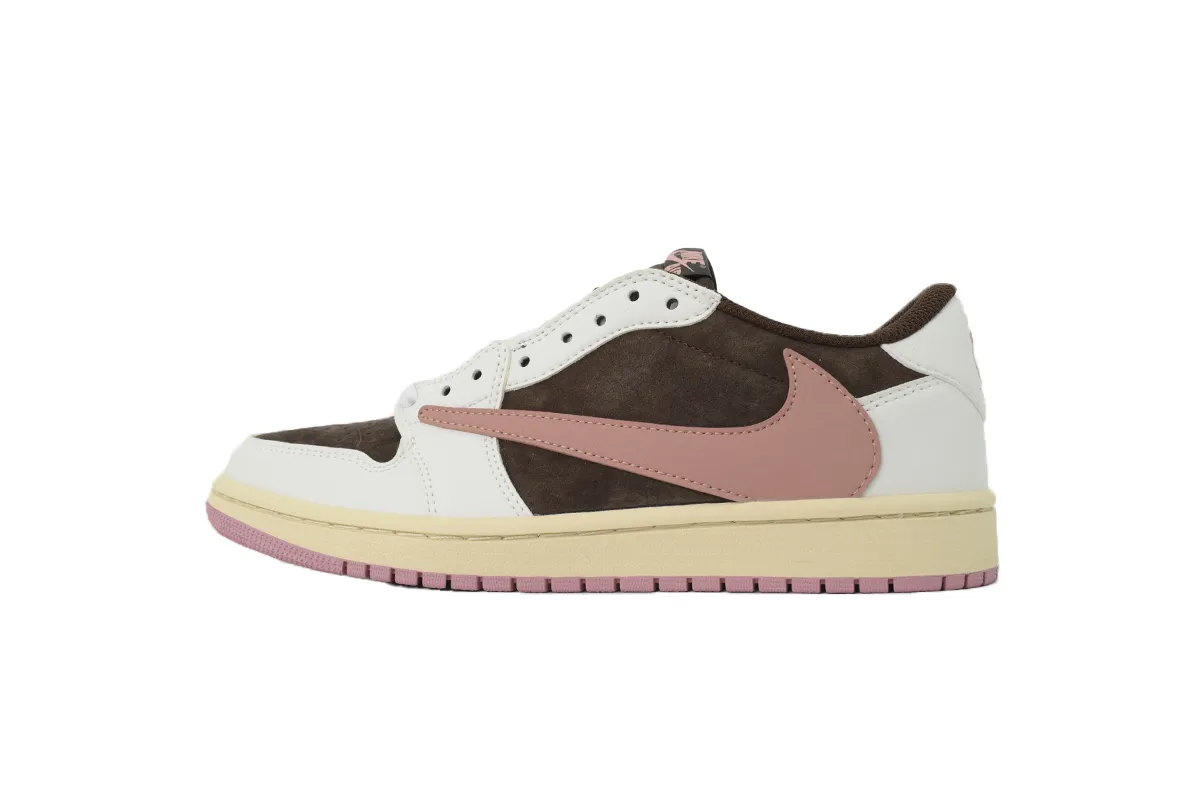 Travis Scott x Air Jordan 1 Low Dark Pony/Pink Oxford – photo 1