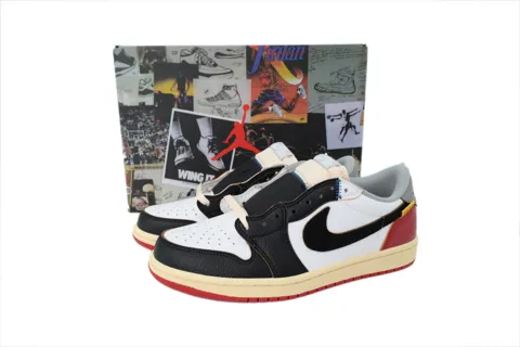 Union LA x Air Jordan 1 Low Black Toe – photo 6