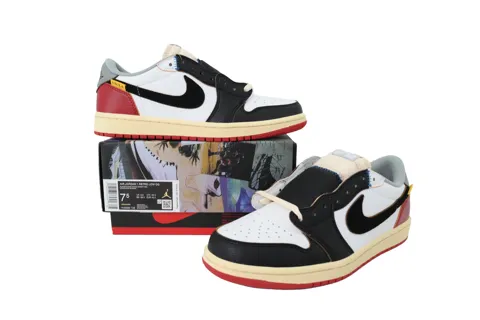 Union LA x Air Jordan 1 Low Black Toe – photo 8
