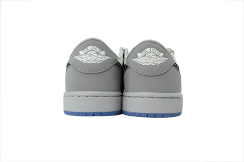 Dior x Air Jordan 1 Low Grey/White – photo 3