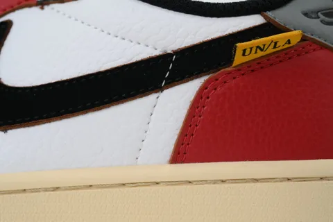 Union LA x Air Jordan 1 Low Black/Red/Grey – photo 5