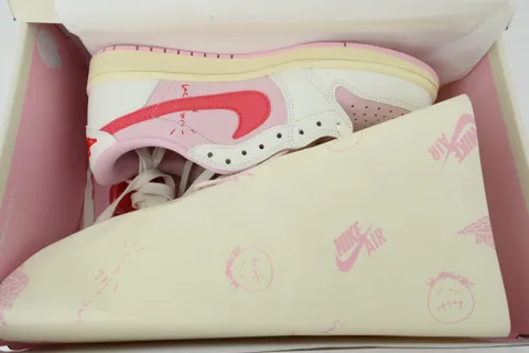 Travis Scott x Air Jordan 1 Low Sail Tropical Pink – photo 8