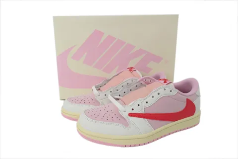 Travis Scott x Air Jordan 1 Low Sail Tropical Pink – photo 6