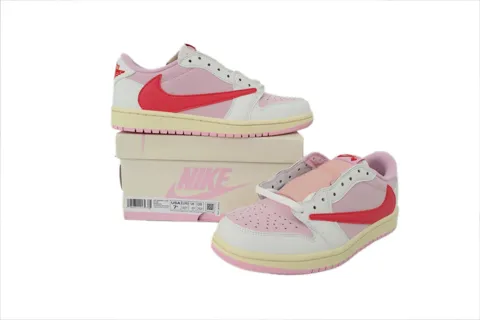 Travis Scott x Air Jordan 1 Low Sail Tropical Pink – photo 7