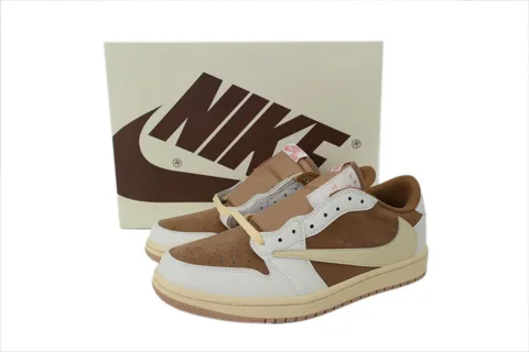 Travis Scott x Air Jordan 1 Low Sail/Shy Pink – photo 6
