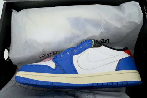 Air Jordan 1 Low White/Blue – photo 8