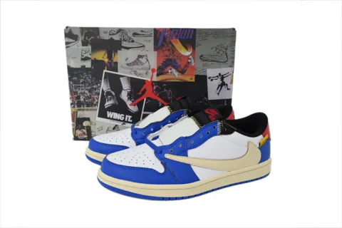 Air Jordan 1 Low White/Blue – photo 6