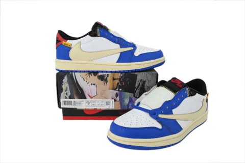Air Jordan 1 Low White/Blue – photo 7