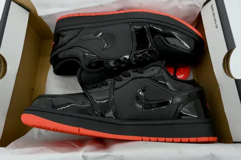 Air Jordan 1 Low Sail Baroque Brown Team Red – photo 8