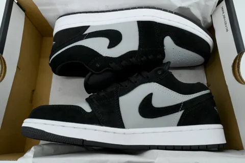 Air Jordan 1 Low Black Light Smoke Grey White – photo 8