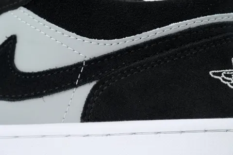 Air Jordan 1 Low Black Light Smoke Grey White – photo 5