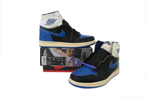Fragment Design x Air Jordan 1 High Sport Royal – photo 7
