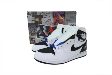 Fragment Design x Air Jordan 1 High White Black – photo 6