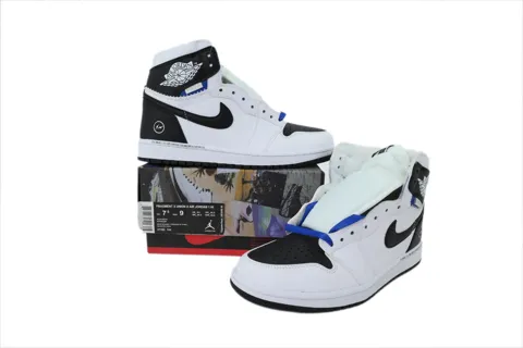Fragment Design x Air Jordan 1 High White Black – photo 7