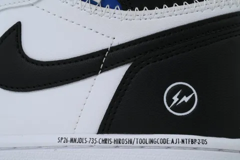 Fragment Design x Air Jordan 1 High White Black – photo 5