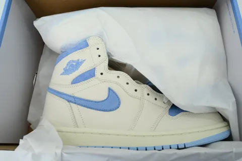 Air Jordan 1 High Pale Ivory Pyschic Blue – photo 8
