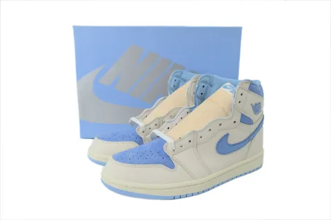 Air Jordan 1 High Pale Ivory Pyschic Blue – photo 6