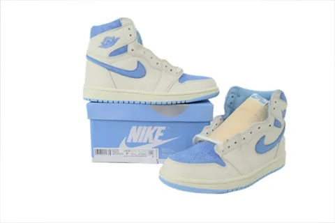 Air Jordan 1 High Pale Ivory Pyschic Blue – photo 7