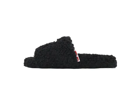 NBA x Balenciaga Furry Slide Black