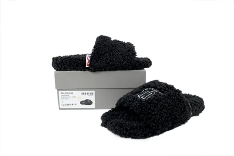 NBA x Balenciaga Furry Slide Black – photo 9