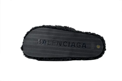 NBA x Balenciaga Furry Slide Black – photo 4