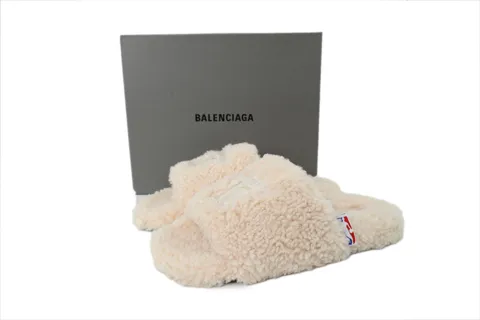 NBA x Balenciaga Furry Slide White – photo 8