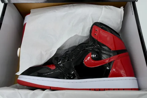 Air Jordan 1 High Patent Bred – photo 8