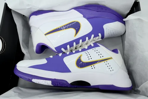 Nike Kobe 5 White/Purple – photo 8