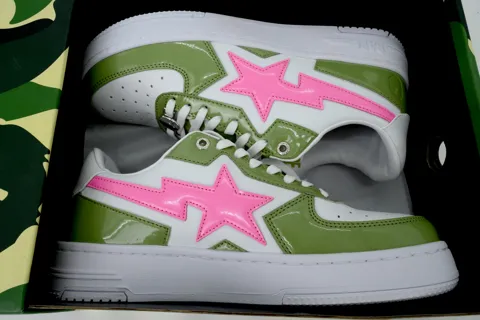 Bape Sta Green Pink Star – photo 8