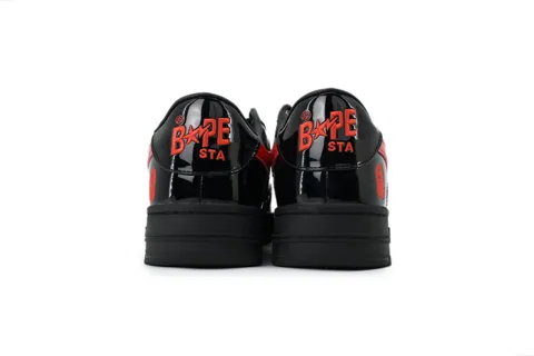 Bape Sta Orange Black and Red Flames – photo 3