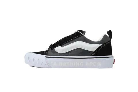 BAPE x Vans Knu Skool Camo Black