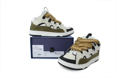 Lanvin Curb Olive/White – photo 7