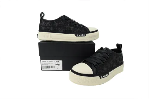 AMIRI Bone Runner Black Sequin – photo 7