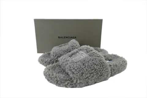 NBA x Balenciaga Furry Slide Grey – photo 7